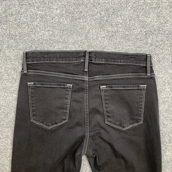 Frame Jeans Womens 29 Le Skinny de Jeanne Crop Contrast Stitch ZipFly Ankle - Picture 9 of 13